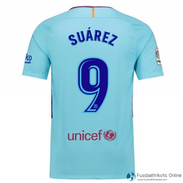 Barcelona Trikot Auswarts Suarez 2017-18 Fussballtrikots Günstig